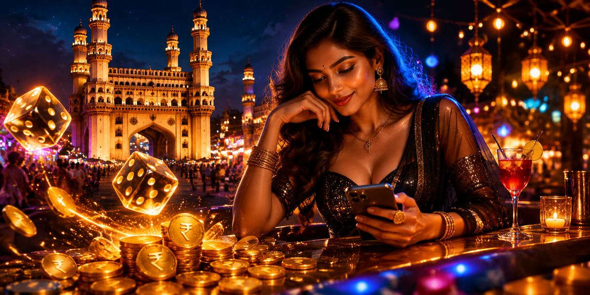 Player enjoying live casino with dice games and rupee bets in Hyderabad